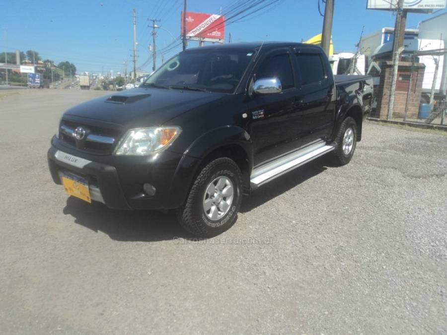 TOYOTA - HILUX - 2007/2008 - Preta - R$ 110.000,00